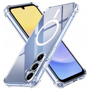 Husa pentru Samsung Galaxy A15 4G / A15 5G - Techsuit Shockproof Clear Silicone MagSafe - Clear