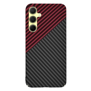 Husa pentru Samsung Galaxy A35 5G - Techsuit Carbonite FiberShell - Red Vortex - Img 3