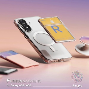 Husa pentru Samsung Galaxy A36 5G / A56 5G - Ringke Fusion MagSafe - Clear - Img 3