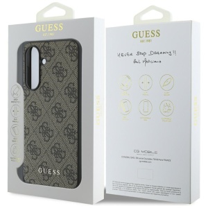 Husa pentru Samsung Galaxy A36 5G - Guess Hardcase 4G Charm (GUHCSA36GF4GBR) - Brown - Img 13