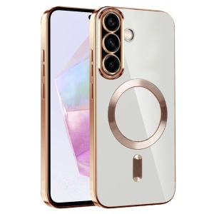 Husa pentru Samsung Galaxy A36 5G - Techsuit Luxury Crystal MagSafe - Gold