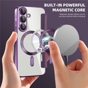Husa pentru Samsung Galaxy A36 5G - Techsuit SmartMag Book Case - Purple - Img 6
