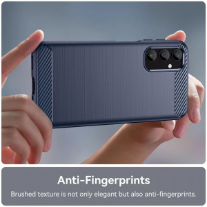 Husa pentru Samsung Galaxy A55 5G - Techsuit Carbon Silicone - Blue - Img 6