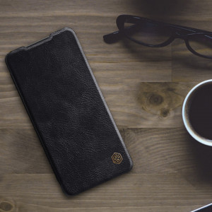 Husa pentru Samsung Galaxy A72 4G / A72 5G - Nillkin QIN Leather Case - Brown - Img 8