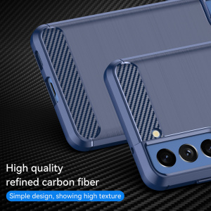 Husa pentru Samsung Galaxy S20 FE / S20 FE 5G - Techsuit Carbon Silicone - Blue - Img 7