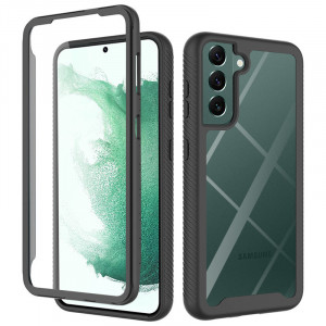 Husa pentru Samsung Galaxy S22 Plus 5G + Folie - Techsuit Defense360 Pro - Black - Img 1
