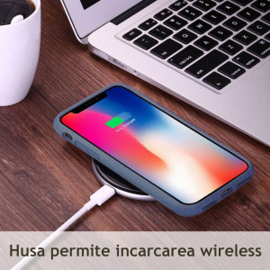 Husa pentru Samsung Galaxy S23 Ultra - Techsuit Soft Edge Silicone - Denim Blue - Img 5
