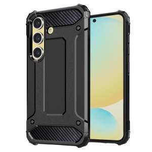 Husa pentru Samsung Galaxy S24 FE - Techsuit Hybrid Armor - Black - Img 1