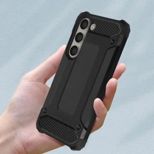 Husa pentru Samsung Galaxy S24 FE - Techsuit Hybrid Armor - Black - Img 7