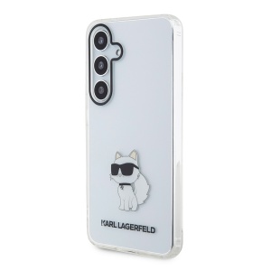 Husa pentru Samsung Galaxy S24 - Karl Lagerfeld IML Luxury (KLHCS24SHNCHTCT) - Transparent Choupette - Img 2