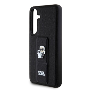 Husa pentru Samsung Galaxy S24 Plus - Karl Lagerfeld Saffiano Gripstand (KLHCS24MGSAKCPK) - Karl&Choupette - Img 5