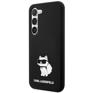 Husa pentru Samsung Galaxy S24 Plus - Karl Lagerfeld Silicone (KLHCS24MSNCHBCK) - Choupette - Img 7