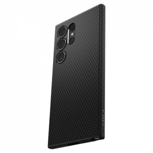 Husa pentru Samsung Galaxy S24 Ultra - Spigen Liquid Air - Matte Black - Img 5