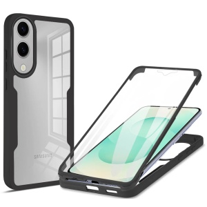 Husa pentru Samsung Galaxy S25 Edge + Folie - Techsuit ColorVerse 360 Series - Black - Img 1