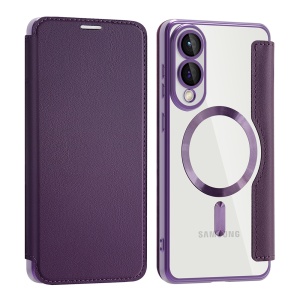 Husa pentru Samsung Galaxy S25 Edge - Techsuit SmartMag Book Case - Purple - Img 2