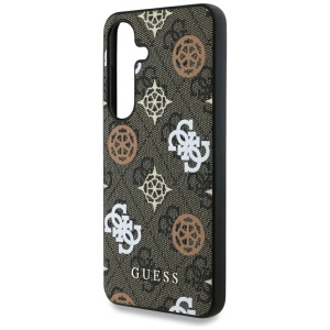 Husa pentru Samsung Galaxy S25 - Guess Hardcase 4G Peony (GUHMS25SP4PWPW) - Brown - Img 6