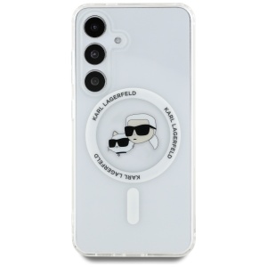 Husa pentru Samsung Galaxy S25 Plus - Karl Lagerfeld IML MagSafe (KLHMS25MHLSKCH) - Metal Karl&Choupette Head - Img 4
