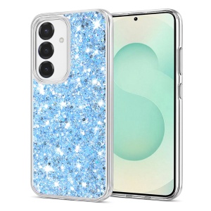 Husa pentru Samsung Galaxy S25 Plus - Techsuit Sparkly Glitter - Blue