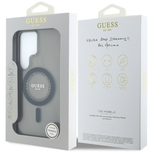 Husa pentru Samsung Galaxy S25 Ultra - Guess IML Rhinestones MagSafe (GUHMS25LPFTDTEK) - Black - Img 7