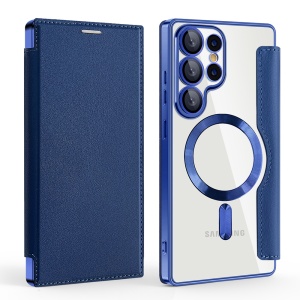 Husa pentru Samsung Galaxy S25 Ultra - Techsuit SmartMag Book Case - Blue - Img 2