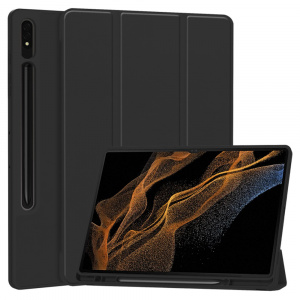 Husa pentru Samsung Galaxy Tab S8 Ultra - Techsuit Flex Trifold - Black