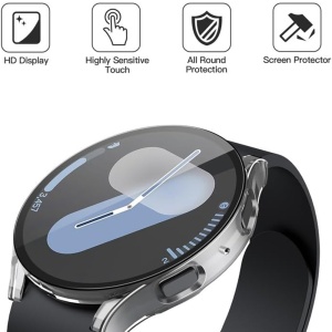 Husa pentru Samsung Galaxy Watch7Â (40mm) + Folie - Techsuit Defense360 Pro - Clear - Img 5