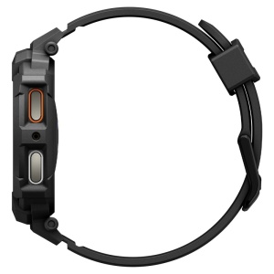 Husa pentru Samsung Galaxy Watch8 44mm + Curea - Spigen Rugged Armor Pro - Black - Img 7