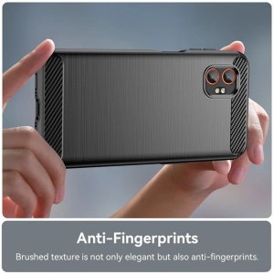 Husa pentru Samsung Galaxy Xcover7 Pro - Techsuit Carbon Silicone - Black - Img 4