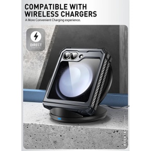 Husa pentru Samsung Galaxy Z Flip6 + Folie - I-Blason Armorbox - Black - Img 5