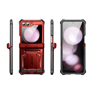 Husa pentru Samsung Galaxy Z Flip6 + Folie - I-Blason Armorbox - Ruddy - Img 4