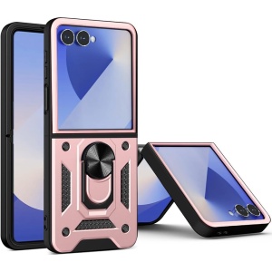Husa pentru Samsung Galaxy Z Flip7 - Techsuit CamShield Series - Rose Gold - Img 1