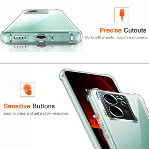 Husa pentru Xiaomi 13T / 13T Pro - Techsuit Shockproof Clear Silicone - Clear - Img 6