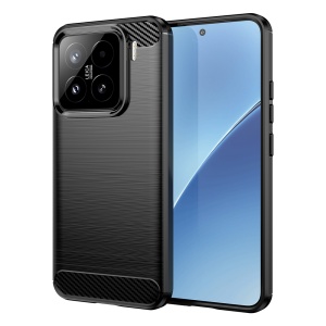 Husa pentru Xiaomi 15 - Techsuit Carbon Silicone - Black