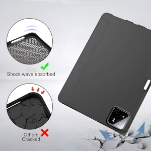 Husa pentru Xiaomi Pad 7 / 7 Pro - Techsuit Flex Trifold - Black - Img 5