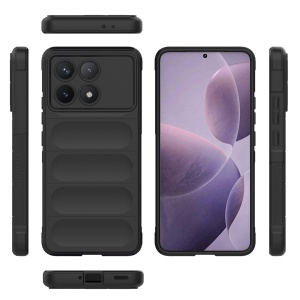 Husa pentru Xiaomi Poco F6 Pro - Techsuit Magic Shield - Bordeaux - Img 6