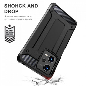 Husa pentru Xiaomi Redmi 13C 4G / Poco C65 - Techsuit Hybrid Armor - Black - Img 2