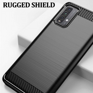 Husa pentru Xiaomi Redmi 9T / Redmi 9 Power - Techsuit Carbon Silicone - Black - Img 5