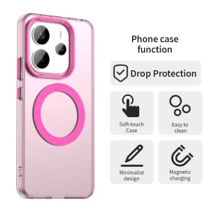 Husa pentru Xiaomi Redmi Note 14 5G - Techsuit CandyCase MagSafe - Pink - Img 4