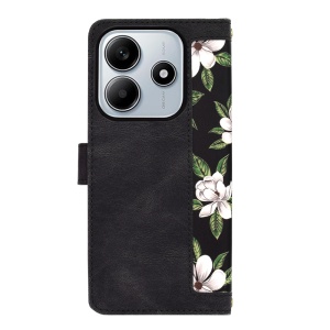 Husa pentru Xiaomi Redmi Note 14 5G - Techsuit FlipCraft - Flowers of the Dawn - Img 5