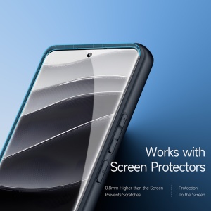 Husa pentru Xiaomi Redmi Note 14 Pro 4G / Poco F7 - Dux Ducis Aimo Series - Black - Img 3
