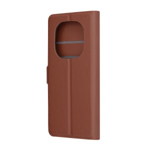 Husa pentru Xiaomi Redmi Note 14 Pro 4G / Poco F7 - Techsuit Leather Folio - Brown - Img 5