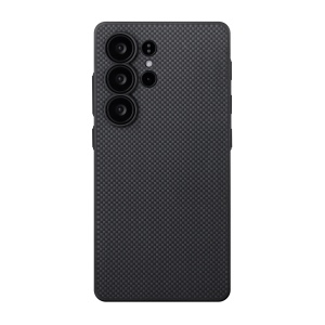 Husa Pitaka Galaxy S25 Ultra PinButton Case Black/Grey Plain