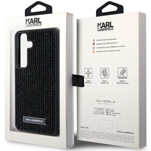 Husa Samsung Galaxy S24 Plus - Karl Lagerfeld Hardcase Rhinestone (KLHCS24MHDSPRK) - Metal Logo - Img 8