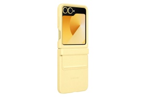 Husa Samsung Kindsuit (Leather) Case pentru Galaxy Z Flip6, EF-VF741PYEGWW, Yellow