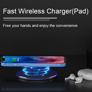 Incarcator Wireless 15W 3A - Techsuit Premium (CHWR031) - Black - Img 7