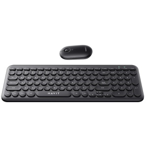 Set Tastatura si Mouse Fara Fir, 800/1200/1600 DPI - Havit (KB254GCM) - Black - Img 2