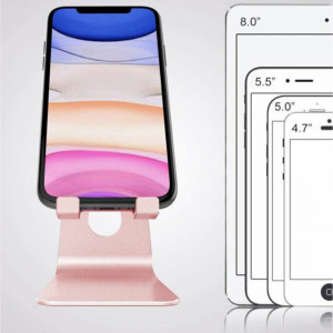 Suport Birou Telefon / Tableta - Techsuit Folding (Z4A) - Silver - Img 5