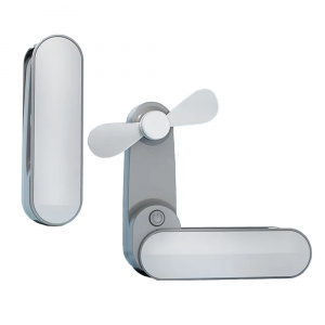 Ventilator Portabil, 1200mAh - Techsuit (TF1) - White - Img 1