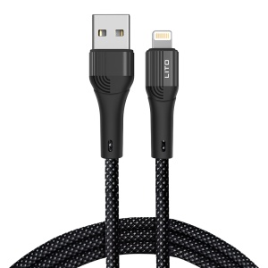 Cablu de Date cu Mufe USB, Lightning 60W, 1m - Lito (LD14) - Black
