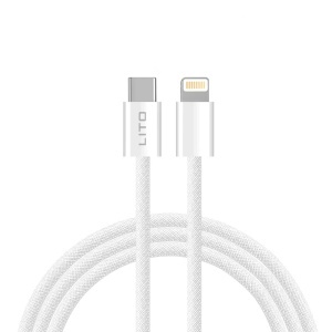 Cablu de Date Type-C la Lightning 27W, 2m - Lito (LD04CL) - White